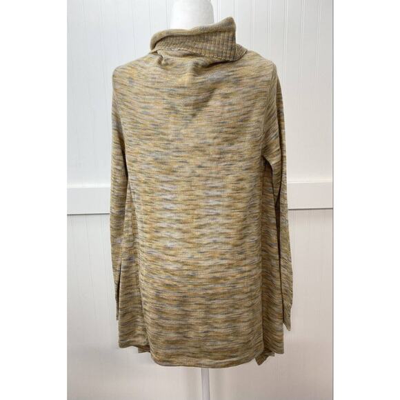 Baby Alpaca Cardigan Sz Small Tan Open Front Long Sleeve Knit Sweater NEW - Picture 3 of 9